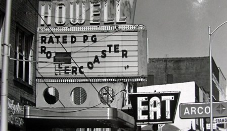 Howell Theatre - Old Shot Of Marquee (newer photo)